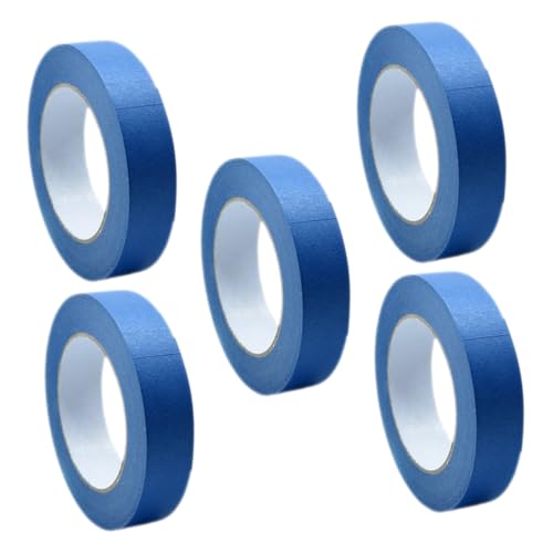 FUNOMOCYA 5 Rollen Auto -lackband Farbig Streifen Malen Rand Abdeckband Masse Schüttgut Breites Klebeband Malerei Auto Klebeband Schutz Maskierung Abdeckband Für Maler Malerband Bänder Blue FUNOMOCYA 5 Rollen Auto -lackband Farbig Streifen Malen Rand Abdeckband Masse Schüttgut Breites Klebeband Malerei Auto Klebeband Schutz Maskierung Abdeckband Für Maler Malerband Bänder Blue von FUNOMOCYA