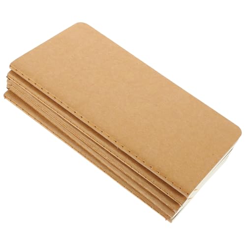 FUNOMOCYA 5 Stück Blanko Notizbuch Nachfüllpackung Kraftpapier Einlagen Unliniert Für Reise Tagebuch Memo Schreiben Alltag Journal Klein FUNOMOCYA 5 Stück Blanko Notizbuch Nachfüllpackung Kraftpapier Einlagen Unliniert Für Reise Tagebuch Memo Schreiben Alltag Journal Klein von FUNOMOCYA
