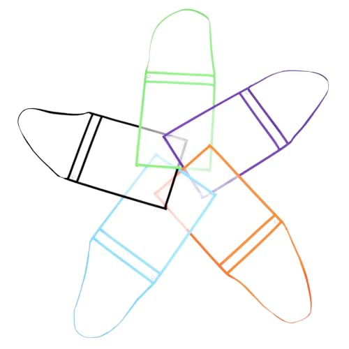 FUNOMOCYA 5 Stück Büro- Und Schulbedarf Dateiorganisator Dateiordner-organizer Schreibtisch-organizer Schreibwaren Taschenordner Praktische Aktenordner Wort-taschendiagramm Schulmappen Vlies von FUNOMOCYA