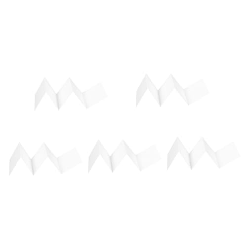 FUNOMOCYA 5 Stück Etikettenpapier zum Aufhängen von Arbeitsklammern Ordneretiketten zum Aufhängen Bindelaschen Hängemappen-Einsätze Etikettenpapier für Hängemappen hängende Akten-Tags von FUNOMOCYA
