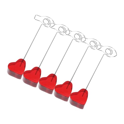 FUNOMOCYA 5 Stück Fischförmige Memo Clip Halter mit Stabilem Sockel Kreative Desktop Dekoration für Büro und Zuhause Visitenkarten und Fotohalter Kleine Schreibtisch Notizclips von FUNOMOCYA