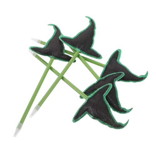 FUNOMOCYA 5 Stück Halloween Kugelschreiber Hexenhut Motiv Flüssig Schreibende Gel-tinte Kinderfreundlich als Partygeschenk Schulbelohnung und Bastelzubehör FUNOMOCYA 5 Stück Halloween Kugelschreiber Hexenhut Motiv Flüssig Schreibende Gel-tinte Kinderfreundlich als Partygeschenk Schulbelohnung und Bastelzubehör von FUNOMOCYA