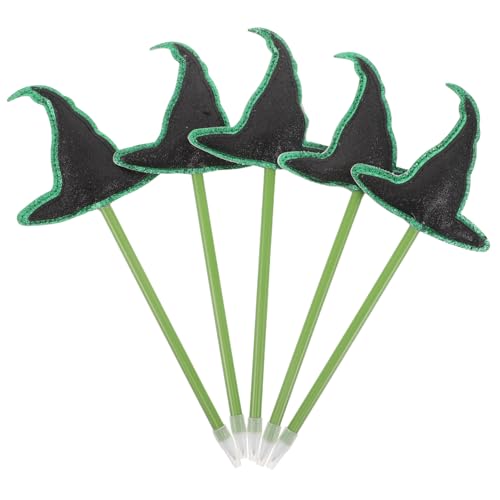 FUNOMOCYA 5 Stück Halloween Kugelschreiber mit Hexenhut Kawaii Gel-tinten-stifte Kinderfreundlich Langlebig als Partygeschenk Schulbelohnung und Geburtstagszubehör FUNOMOCYA 5 Stück Halloween Kugelschreiber mit Hexenhut Kawaii Gel-tinten-stifte Kinderfreundlich Langlebig als Partygeschenk Schulbelohnung und Geburtstagszubehör von FUNOMOCYA