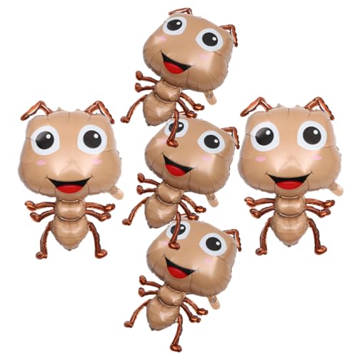 FUNOMOCYA 5 Stück Niedliche Folienballons Cartoon Tier Luftballons Partydekoration Fotorequisite für Geburtstagsfeiern Shower Bühne FUNOMOCYA 5 Stück Niedliche Folienballons Cartoon Tier Luftballons Partydekoration Fotorequisite für Geburtstagsfeiern Shower Bühne von FUNOMOCYA