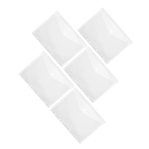 FUNOMOCYA 5 Stück Taschen Wasserdichte PP Dokumentenmappe für Fotos Postkarten und Bürobedarf Transparent Langlebig und Funktional FUNOMOCYA 5 Stück Taschen Wasserdichte PP Dokumentenmappe für Fotos Postkarten und Bürobedarf Transparent Langlebig und Funktional von FUNOMOCYA