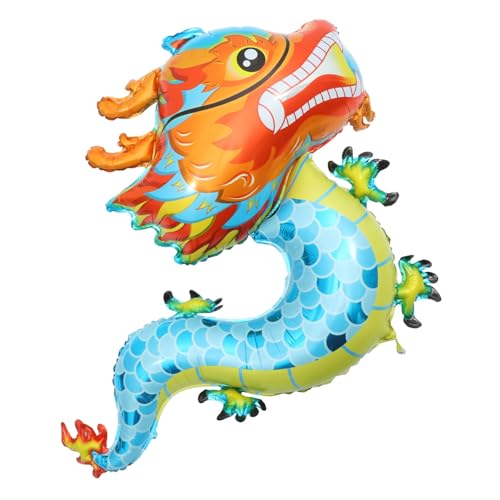 FUNOMOCYA 5 Stück Teiliges Aluminiumfolie Drachenballon Blaue Chinesische Drachendeko Wiederverwendbar für Neujahrsfeiern Partys Geburtstag Auffällige Partydekoration FUNOMOCYA 5 Stück Teiliges Aluminiumfolie Drachenballon Blaue Chinesische Drachendeko Wiederverwendbar für Neujahrsfeiern Partys Geburtstag Auffällige Partydekoration von FUNOMOCYA