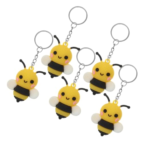 FUNOMOCYA 5 Stück Teiliges Bienen Schlüsselanhänger Cartoon biene Anhänger Süßes Design Leichte Taschen Deko für Rucksack Schlüssel und Partygeschenke FUNOMOCYA 5 Stück Teiliges Bienen Schlüsselanhänger Cartoon biene Anhänger Süßes Design Leichte Taschen Deko für Rucksack Schlüssel und Partygeschenke von FUNOMOCYA