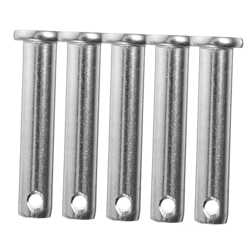 FUNOMOCYA 5 Stück Teiliges Edelstahl Flachkopf Clevis Pin mit Positionierungsloch Vielseitiger Verbindungspin für Gerüstbau Präzise und Sichere Platzierung Flaches Design für Moderne Optik FUNOMOCYA 5 Stück Teiliges Edelstahl Flachkopf Clevis Pin mit Positionierungsloch Vielseitiger Verbindungspin für Gerüstbau Präzise und Sichere Platzierung Flaches Design für Moderne Optik von FUNOMOCYA