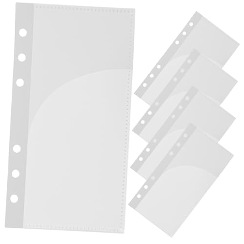 FUNOMOCYA 5 Stück Teiliges Kleine Binder Taschen aus Langlebigem PP Wiederverwendbare Budget Buch Einlagen Transparente Lose Einstecktaschen für Dokumente und Geld Geeignet für Ringordner FUNOMOCYA 5 Stück Teiliges Kleine Binder Taschen aus Langlebigem PP Wiederverwendbare Budget Buch Einlagen Transparente Lose Einstecktaschen für Dokumente und Geld Geeignet für Ringordner von FUNOMOCYA