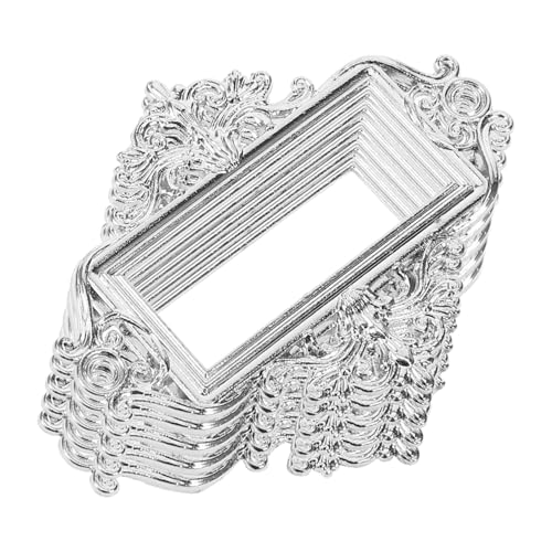FUNOMOCYA 5 Stück Teiliges Metall Rahmen Vintage Etikettenhalter Antik Stil Cabinet Tag Label Holder für Büro und Zuhause Einfache Installation Robuste Metallkonstruktion Glatte Oberfläche FUNOMOCYA 5 Stück Teiliges Metall Rahmen Vintage Etikettenhalter Antik Stil Cabinet Tag Label Holder für Büro und Zuhause Einfache Installation Robuste Metallkonstruktion Glatte Oberfläche von FUNOMOCYA
