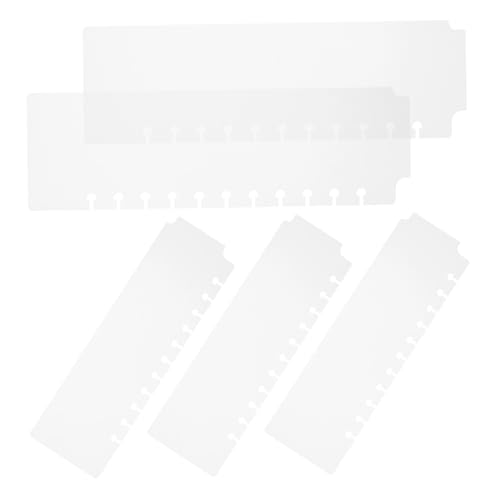 FUNOMOCYA 5 Stück Teiliges Register mit Laschen für Ringbuch notizbücher Transparente Mini trennblätter als Vielseitige Lesezeichen und Ordner teiler für Effiziente Dokumentenorganisation FUNOMOCYA 5 Stück Teiliges Register mit Laschen für Ringbuch notizbücher Transparente Mini trennblätter als Vielseitige Lesezeichen und Ordner teiler für Effiziente Dokumentenorganisation von FUNOMOCYA