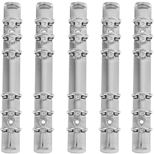 FUNOMOCYA 5 Stück Teiliges Ringbuchmechanik Rostfreie Binder Mechanismen aus Edelstahl Stabile Ringhefter für Notizbuch DIY Organizer für Lose und Dokumente Langlebige Ringbucheinsätze FUNOMOCYA 5 Stück Teiliges Ringbuchmechanik Rostfreie Binder Mechanismen aus Edelstahl Stabile Ringhefter für Notizbuch DIY Organizer für Lose und Dokumente Langlebige Ringbucheinsätze von FUNOMOCYA