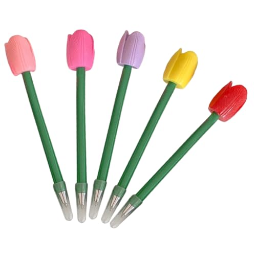 FUNOMOCYA 5 Stück Teiliges aus Blumigen Kugelschreibern Niedliche Designs für Büro und Schule Langlebige Kunststoffmaterialien für Sanftes Schreiben FUNOMOCYA 5 Stück Teiliges aus Blumigen Kugelschreibern Niedliche Designs für Büro und Schule Langlebige Kunststoffmaterialien für Sanftes Schreiben von FUNOMOCYA