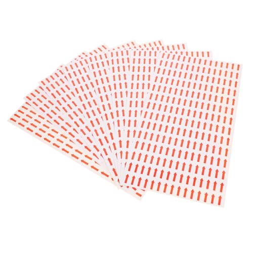 FUNOMOCYA 50 Blatt -Aufkleber the office sticker schuletiketten schulaufkleber Klebeetiketten Pfeiletikett Richtungsaufkleber anzeigen Hinweisaufkleber Heißschmelzkleber Weiß von FUNOMOCYA