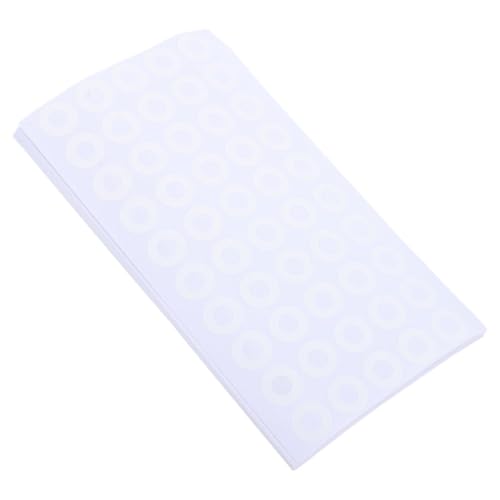 FUNOMOCYA 50 Blatt Loseblatt Lochaufkleber Rund Locher Verstärkung Aufkleber Etiketten Lochschutz Verstärkungen Für Papierlöcher Loseblatt Lochpapier Pvc Selbstklebend Weiß FUNOMOCYA 50 Blatt Loseblatt Lochaufkleber Rund Locher Verstärkung Aufkleber Etiketten Lochschutz Verstärkungen Für Papierlöcher Loseblatt Lochpapier Pvc Selbstklebend Weiß von FUNOMOCYA