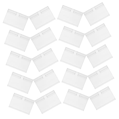 FUNOMOCYA 50 Stück Etikett preisschilder Preisschildhalter Preisschild-Clips Fan-Shop Clip-Ständer für Handelsschilder Warenschildclip aus Kunststoff Preistafel für den Einzelhandel Plastik FUNOMOCYA 50 Stück Etikett preisschilder Preisschildhalter Preisschild-Clips Fan-Shop Clip-Ständer für Handelsschilder Warenschildclip aus Kunststoff Preistafel für den Einzelhandel Plastik von FUNOMOCYA
