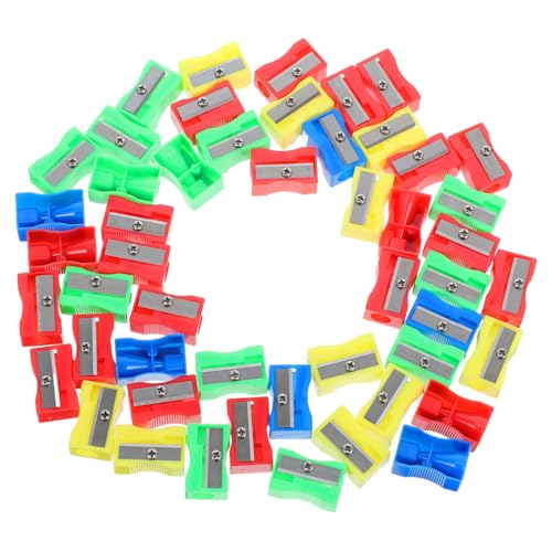 FUNOMOCYA 50 Stück Hand Bleistiftspitzer für Künstler Wiederverwendbare Einloch Anspitzer Tragbar und für Schule und Büro Mini Bleistiftspitzer Bunten Farben FUNOMOCYA 50 Stück Hand Bleistiftspitzer für Künstler Wiederverwendbare Einloch Anspitzer Tragbar und für Schule und Büro Mini Bleistiftspitzer Bunten Farben von FUNOMOCYA