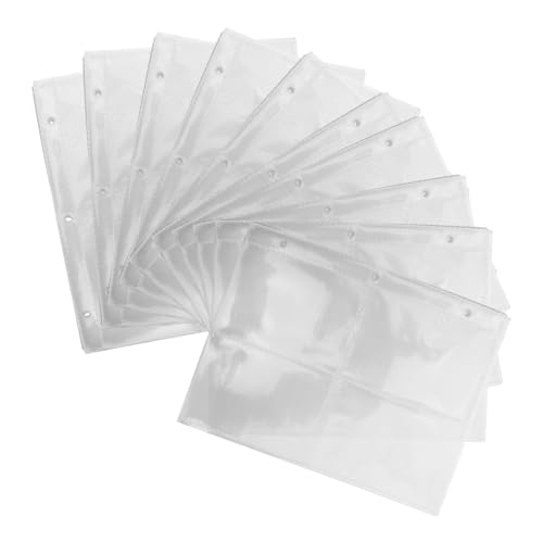 FUNOMOCYA 50 Stück Kartenhüllen Sammelalbum Einsteckseiten für Trading Cards Sportkarten Baseball Fußball Hockey Karten Schutztaschen Robust Wasserfest Organizer von FUNOMOCYA