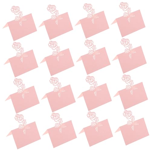 FUNOMOCYA 50 Stück Perlmutt Rosa Hochzeit Platzkarten mit Rosenmuster Glatte Oberfläche für Einfache Beschriftung Namenskarten für Empfang Bankett und Festliche Tischdekoration FUNOMOCYA 50 Stück Perlmutt Rosa Hochzeit Platzkarten mit Rosenmuster Glatte Oberfläche für Einfache Beschriftung Namenskarten für Empfang Bankett und Festliche Tischdekoration von FUNOMOCYA