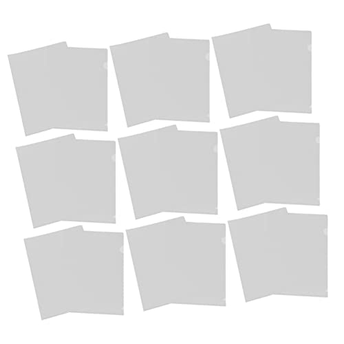 FUNOMOCYA 50 Stück Transparente Dokumentenordner Multifunktionale Kunststoff Sammelmappen Platzsparend Robust und Leicht für Büro Schule und Zuhause FUNOMOCYA 50 Stück Transparente Dokumentenordner Multifunktionale Kunststoff Sammelmappen Platzsparend Robust und Leicht für Büro Schule und Zuhause von FUNOMOCYA