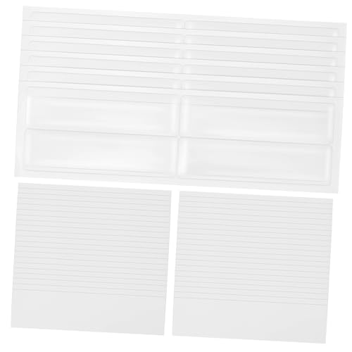 FUNOMOCYA 50 Stück transparente Taschenärmel transparente Etiketten Etikettenhalter für Regale Bücherregal-Etiketten etikettenpapier Etikettenschutz selbstklebender Visitenkartenhalter PVC FUNOMOCYA 50 Stück transparente Taschenärmel transparente Etiketten Etikettenhalter für Regale Bücherregal-Etiketten etikettenpapier Etikettenschutz selbstklebender Visitenkartenhalter PVC von FUNOMOCYA