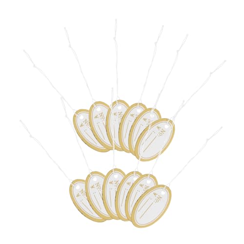 FUNOMOCYA 500 Stück Preisetiketten für Kleidung und Schmuck Beschriftbare Hängeetiketten mit Schnur Gold Robuste Papieretiketten für Uhren und FUNOMOCYA 500 Stück Preisetiketten für Kleidung und Schmuck Beschriftbare Hängeetiketten mit Schnur Gold Robuste Papieretiketten für Uhren und von FUNOMOCYA