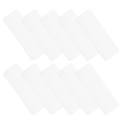 FUNOMOCYA 54 Stück Teiliges Magnetisches Whiteboard etiketten Wiederbeschreibbar Weiß Abwischbar Vielseitig Einsetzbar für Kühlschränke Büros Klassenzimmer und Magnettafeln von FUNOMOCYA