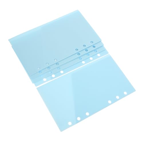 FUNOMOCYA 5Stücke Budget Binder Einlagen Teiliges Ordner mit Einschüben Wiederverwendbare Geldumschläge für Quittungen und Dokumente für Haushalt und Schule von FUNOMOCYA