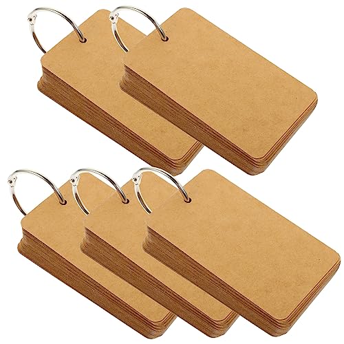 FUNOMOCYA 5Stücke Leere Karteikarten für Büro und Schule Robuste Beschreibbare Flashkarten aus Langlebigem für Vokabeltraining und Notizen mit Metallring FUNOMOCYA 5Stücke Leere Karteikarten für Büro und Schule Robuste Beschreibbare Flashkarten aus Langlebigem für Vokabeltraining und Notizen mit Metallring von FUNOMOCYA