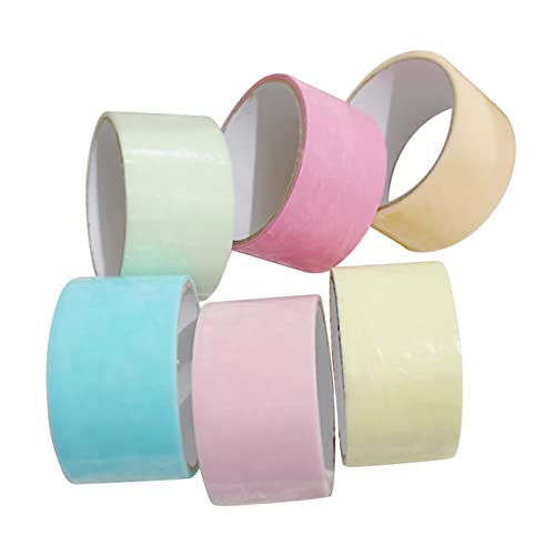 FUNOMOCYA 6 Rollen Farbige Klebebänder mit Klebenden Bällen Multifunktionales Stressspielzeug DIY Bunte Tape für Entspannung Kinderspielzeug Sicheres Kunststoffmaterial Weiche Oberfläche FUNOMOCYA 6 Rollen Farbige Klebebänder mit Klebenden Bällen Multifunktionales Stressspielzeug DIY Bunte Tape für Entspannung Kinderspielzeug Sicheres Kunststoffmaterial Weiche Oberfläche von FUNOMOCYA