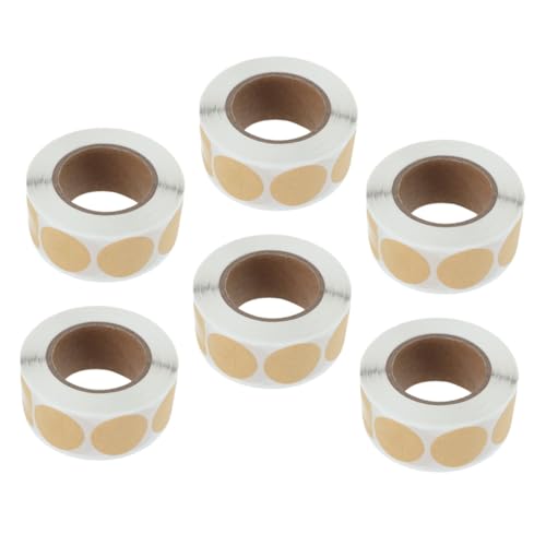 FUNOMOCYA 6 Rollen Selbstklebende Dekorationsaufkleber DIY Geschenkverpackung und Party sticker pro Vielseitig für Umschläge und Vorratsdosen Einfache Anwendung ohne Kleber FUNOMOCYA 6 Rollen Selbstklebende Dekorationsaufkleber DIY Geschenkverpackung und Party sticker pro Vielseitig für Umschläge und Vorratsdosen Einfache Anwendung ohne Kleber von FUNOMOCYA
