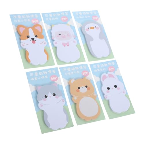 FUNOMOCYA 6 Sätze Niedliche Selbstklebende Memo Pads in Kleinformat Tragbare To Do Listen Notizblöcke mit Cartoon Motiven Praktische Beschreibbare Haftnotizen für Schule Büro und Zuhause FUNOMOCYA 6 Sätze Niedliche Selbstklebende Memo Pads in Kleinformat Tragbare To Do Listen Notizblöcke mit Cartoon Motiven Praktische Beschreibbare Haftnotizen für Schule Büro und Zuhause von FUNOMOCYA