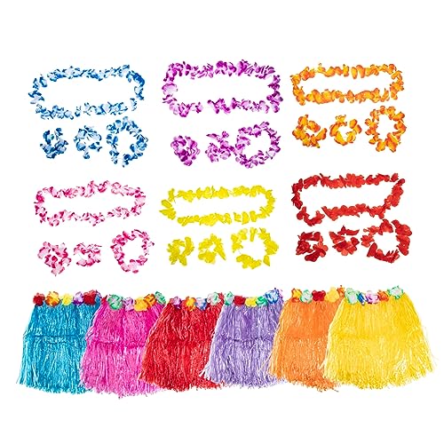 FUNOMOCYA 6 Sätze Strohrock-Set Luau-Halloween-Kostüm Hula-Hula-Rock Blatt-Hula-Rock Graßrock hawaiianisches Partykostüm Hawaiianische Kostüm Hawaii-Party-Hula-Rock Hawaii-Rock pp FUNOMOCYA 6 Sätze Strohrock-Set Luau-Halloween-Kostüm Hula-Hula-Rock Blatt-Hula-Rock Graßrock hawaiianisches Partykostüm Hawaiianische Kostüm Hawaii-Party-Hula-Rock Hawaii-Rock pp von FUNOMOCYA