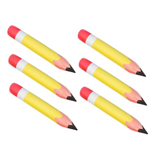 FUNOMOCYA 6 Stück Aufblasbare Bleistift Dekoration Für Große Zum Klassenzimmer Neuartiger Bleistift Aufgeblasener Bleistift Riesiger Bleistift Riesige Aufblasbare Bleistifte Jumbo FUNOMOCYA 6 Stück Aufblasbare Bleistift Dekoration Für Große Zum Klassenzimmer Neuartiger Bleistift Aufgeblasener Bleistift Riesiger Bleistift Riesige Aufblasbare Bleistifte Jumbo von FUNOMOCYA