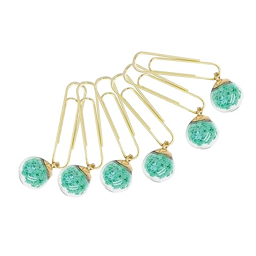 FUNOMOCYA 6 Stück Büroklammer Lesezeichen büroklammern set Quicksand Kristallkugel Lesezeichen Notizbuch Lesezeichen Kristallkugel Bürobedarf Papier Schreibwaren Clips Mini-Büroklammern Glas FUNOMOCYA 6 Stück Büroklammer Lesezeichen büroklammern set Quicksand Kristallkugel Lesezeichen Notizbuch Lesezeichen Kristallkugel Bürobedarf Papier Schreibwaren Clips Mini-Büroklammern Glas von FUNOMOCYA