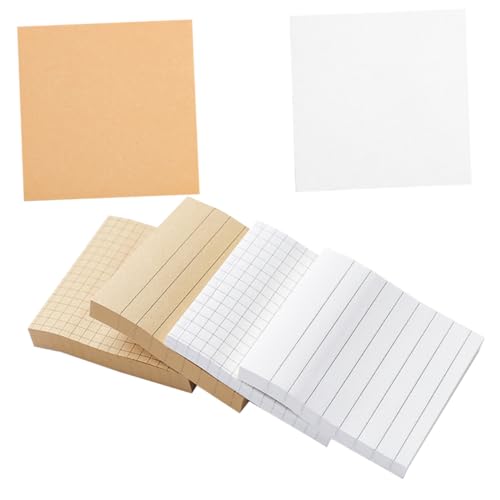 FUNOMOCYA 6 Stück Haftnotizen Weiß Kraftfarben mit Kariert Raster Blanko Abziehbare Memo Pads für Schüler Büro Selbstklebende Praktische Notizzettel zum Schnellen Notieren und Listenführen FUNOMOCYA 6 Stück Haftnotizen Weiß Kraftfarben mit Kariert Raster Blanko Abziehbare Memo Pads für Schüler Büro Selbstklebende Praktische Notizzettel zum Schnellen Notieren und Listenführen von FUNOMOCYA