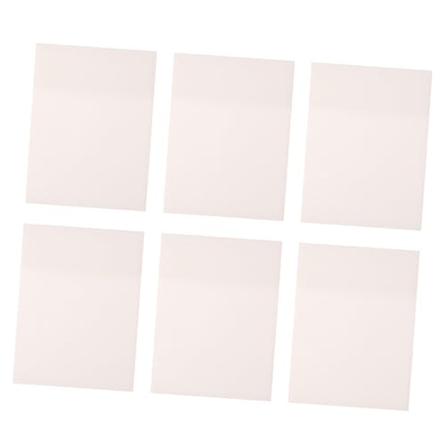 FUNOMOCYA 6 Stück Haftnotizen aus Pet Wasserfest Selbstklebend pro Block Durchsichtige Memo Pads für Büro Schule Leichte Tragbarkeit Wiederverwendbar FUNOMOCYA 6 Stück Haftnotizen aus Pet Wasserfest Selbstklebend pro Block Durchsichtige Memo Pads für Büro Schule Leichte Tragbarkeit Wiederverwendbar von FUNOMOCYA