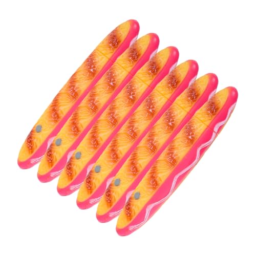 FUNOMOCYA 6 Stück Hot Dog Kugelschreiber Kreative Schreibstifte für Schule und Büro Leichte Kunststoff-designs Lustige Geschenkidee für Schüler und Party-giveaways Praktische FUNOMOCYA 6 Stück Hot Dog Kugelschreiber Kreative Schreibstifte für Schule und Büro Leichte Kunststoff-designs Lustige Geschenkidee für Schüler und Party-giveaways Praktische von FUNOMOCYA