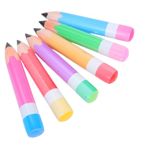 FUNOMOCYA 6 Stück Orange Blau Grün Rot Hängevorrichtung für Schulbeginn Dekoration Luftballons für Abschlussfeier und Partybedarf von FUNOMOCYA