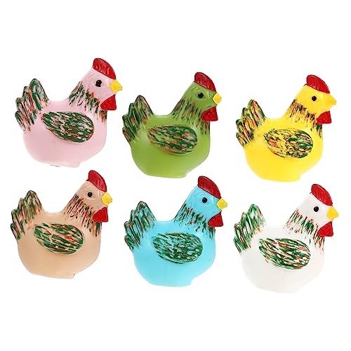 FUNOMOCYA 6 Stück Osterdekoration Teiliges Set aus Kunststofftierfiguren Realistische Tiere für Festliche Dekoration für Tisch Regal und Schlafzimmer Fröhliche FUNOMOCYA 6 Stück Osterdekoration Teiliges Set aus Kunststofftierfiguren Realistische Tiere für Festliche Dekoration für Tisch Regal und Schlafzimmer Fröhliche von FUNOMOCYA