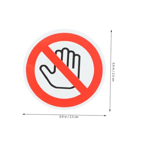 FUNOMOCYA 6 Stück Teiliges Bitte nicht Berühren Aufkleber Selbstklebend Vinyl Warnschild Aufkleber für Tür Fenster Maschinen Industrie Labor Sicherheitskennzeichnung FUNOMOCYA 6 Stück Teiliges Bitte nicht Berühren Aufkleber Selbstklebend Vinyl Warnschild Aufkleber für Tür Fenster Maschinen Industrie Labor Sicherheitskennzeichnung von FUNOMOCYA
