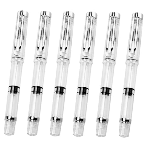 FUNOMOCYA 6 Stück Teiliges Künstlerische Füllfederhalter für Japanische und Chinesische Verstellbare Flexspitze Wolfshaare für Präzisen und Gleichmäßigen Tintenfluss Tragbar und FUNOMOCYA 6 Stück Teiliges Künstlerische Füllfederhalter für Japanische und Chinesische Verstellbare Flexspitze Wolfshaare für Präzisen und Gleichmäßigen Tintenfluss Tragbar und von FUNOMOCYA