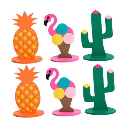 FUNOMOCYA 6 Stück Teiliges Sommer Filz Tischdekoration mit Flamingo Ananas Kaktus Kreative Hawaii Party Deko Leichte Tragbare Festtags Ornamente für Kinderzimmer Büro Zuhause FUNOMOCYA 6 Stück Teiliges Sommer Filz Tischdekoration mit Flamingo Ananas Kaktus Kreative Hawaii Party Deko Leichte Tragbare Festtags Ornamente für Kinderzimmer Büro Zuhause von FUNOMOCYA