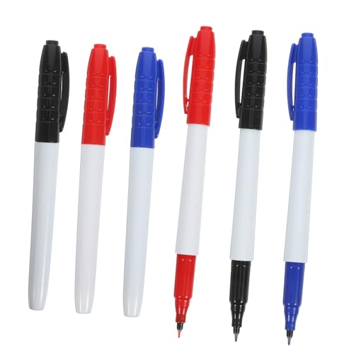 FUNOMOCYA 6 Stück Whiteboard-Stift trocken abwischbare Marker mit feiner Spitze Markierstifte Whiteboard dünn Markierungen Textmarker Flüssigkreidemarker, löschbar Plastik FUNOMOCYA 6 Stück Whiteboard-Stift trocken abwischbare Marker mit feiner Spitze Markierstifte Whiteboard dünn Markierungen Textmarker Flüssigkreidemarker, löschbar Plastik von FUNOMOCYA