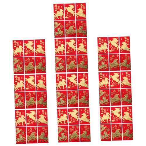 FUNOMOCYA 60 Stück – Et Bao Lunar Beutel Mit Beutel Jahresgeschenk Rotes Geburtstagspferd Chinesische Taschen Für Lai Siehe Frühlingsgeld Hong Glücksumschläge Neues Partyfestival FUNOMOCYA 60 Stück – Et Bao Lunar Beutel Mit Beutel Jahresgeschenk Rotes Geburtstagspferd Chinesische Taschen Für Lai Siehe Frühlingsgeld Hong Glücksumschläge Neues Partyfestival von FUNOMOCYA