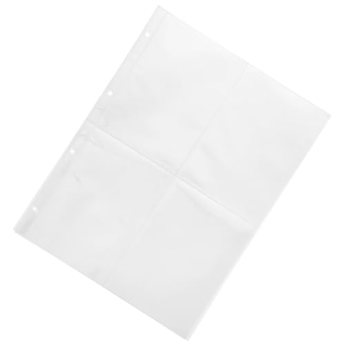 FUNOMOCYA 60 Stück Klarsichthüllen Nachfüllseiten für Fotobücher Transparente Fotohüllen für Ring Ordner Praktische Albumseiten für Fotos und Karten FUNOMOCYA 60 Stück Klarsichthüllen Nachfüllseiten für Fotobücher Transparente Fotohüllen für Ring Ordner Praktische Albumseiten für Fotos und Karten von FUNOMOCYA
