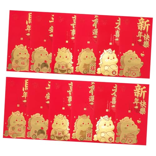 FUNOMOCYA 60 Stück Rote Umschläge Jahr Des Pferdes Kreative Neujahrs-lucky Money Packets aus Hochwertigem Papier für Chinesisches Frühlingsfest und Vietnamesisches Tet Feierlichkeiten FUNOMOCYA 60 Stück Rote Umschläge Jahr Des Pferdes Kreative Neujahrs-lucky Money Packets aus Hochwertigem Papier für Chinesisches Frühlingsfest und Vietnamesisches Tet Feierlichkeiten von FUNOMOCYA