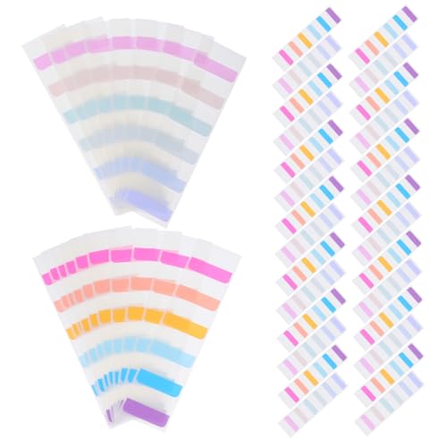 FUNOMOCYA 600 Stück Bunte Sticky Index Tabs aus Stabilem Papier mit Beschreibbarer Fläche Selbstklebend Farbige Seitenmarker für Bücher Notizbücher Planer für Effiziente Seitenmarkierung und FUNOMOCYA 600 Stück Bunte Sticky Index Tabs aus Stabilem Papier mit Beschreibbarer Fläche Selbstklebend Farbige Seitenmarker für Bücher Notizbücher Planer für Effiziente Seitenmarkierung und von FUNOMOCYA