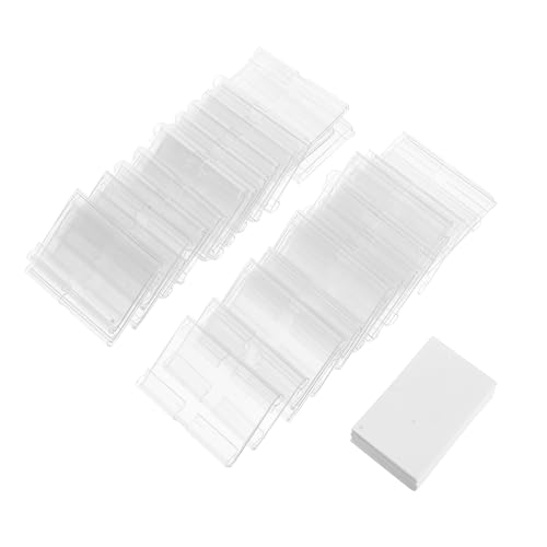 FUNOMOCYA 60Sätze Transparente Kunststoff Etikettenhalter Clips für Supermärkte für Klare Preisschilder und Einfache Etikettenwechsel Einzelhandelsgeschäften von FUNOMOCYA