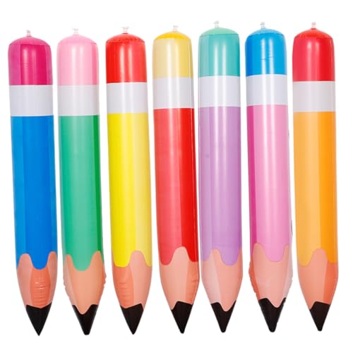 FUNOMOCYA 7 Stück Aufblasbare Bleistifte Große Bleistifte Geburtstagsdekorationen Riesige Buntstifte Partydekorationen Happy Birthday Luftballons Kindergarten Bleistift Party FUNOMOCYA 7 Stück Aufblasbare Bleistifte Große Bleistifte Geburtstagsdekorationen Riesige Buntstifte Partydekorationen Happy Birthday Luftballons Kindergarten Bleistift Party von FUNOMOCYA